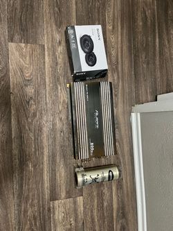 Car Audio Bundle – Sony Speakers, Amplifier & Capacitor
