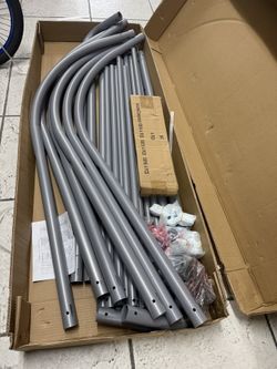 ShelterCoat 8 ft. x 8 ft. Wind and Snow Rated Garage Round Gray STD