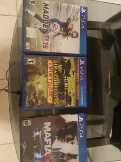 $10--$15---$15 ps4 and ps3 games games ellos new