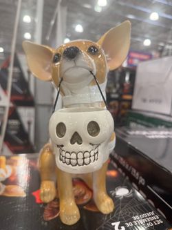 Ceramic Halloween Chihuahua