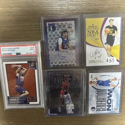 Cooper Flagg Auto W/ Other Rookies Plus Devin Booker Rookie And Jordan 