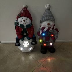 Large Snowman Figures 31”-32”