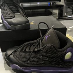 Retro 13 Jordans/Black And Purple /Make Offer