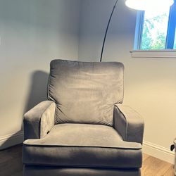 Grey Rocking, Recliner Chair 