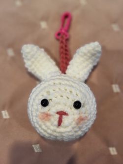 White Bunny 🐰 Keychain