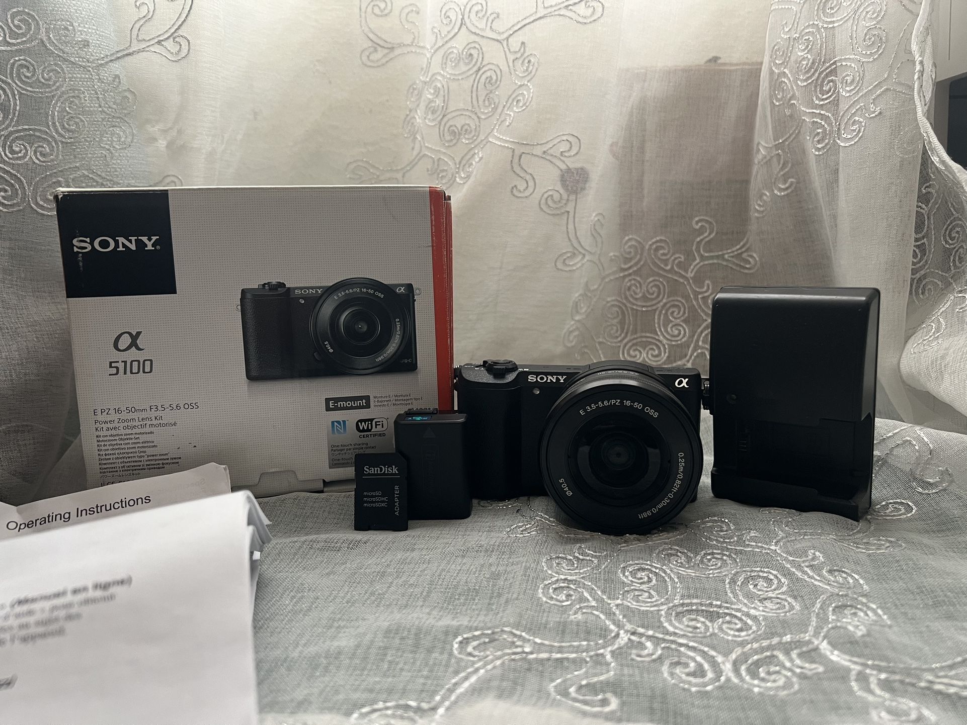 Sony Alpha A5100 24.3MP Digital Camera (Kit with 16-50mm Power Zoom Lens) Black