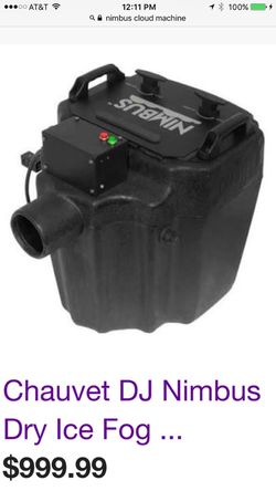 Dry ice effect machine for sale. Retail for $1,000 and shipping is another $150.00 selling now for $950.00