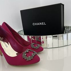 Elegant audrey brooke heels. Size 8. But Now And Enjoy It. Good Condition