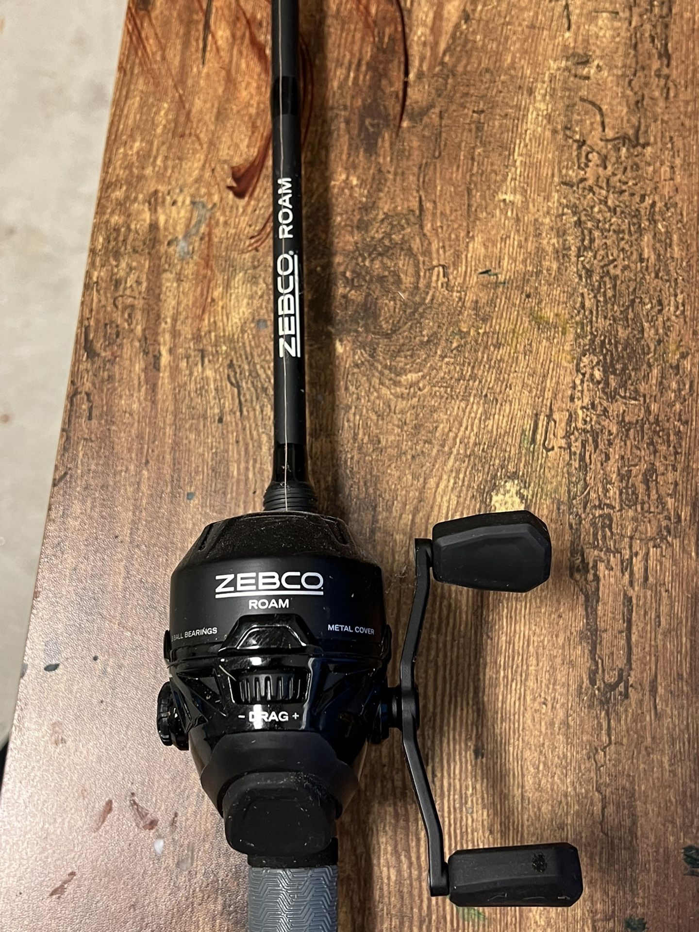 Black Zebco Fishing Pole 