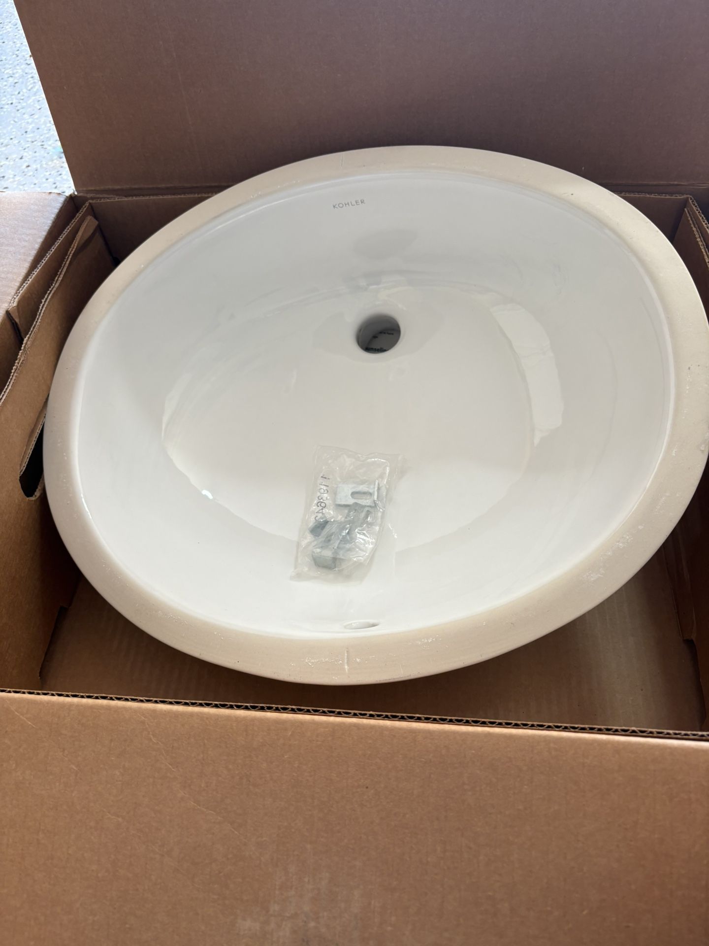 Kohler White Oval Sink