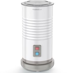 Electric Milk Frother Hot Cold Milk Steamer , Soft Foam Maker Warner With 2 Whisks , Automatic And Silent Easy To Use 