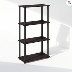 4-Tier Multipurpose Shelf Display Rack, Shelving Unit, Bookcase