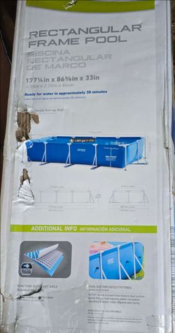Above ground pool brand new