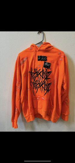 Custom ‘decide2forget’ Orange Hoodie