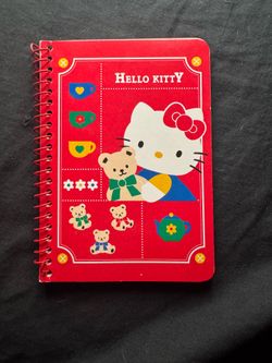Vintage hello kitty notebook