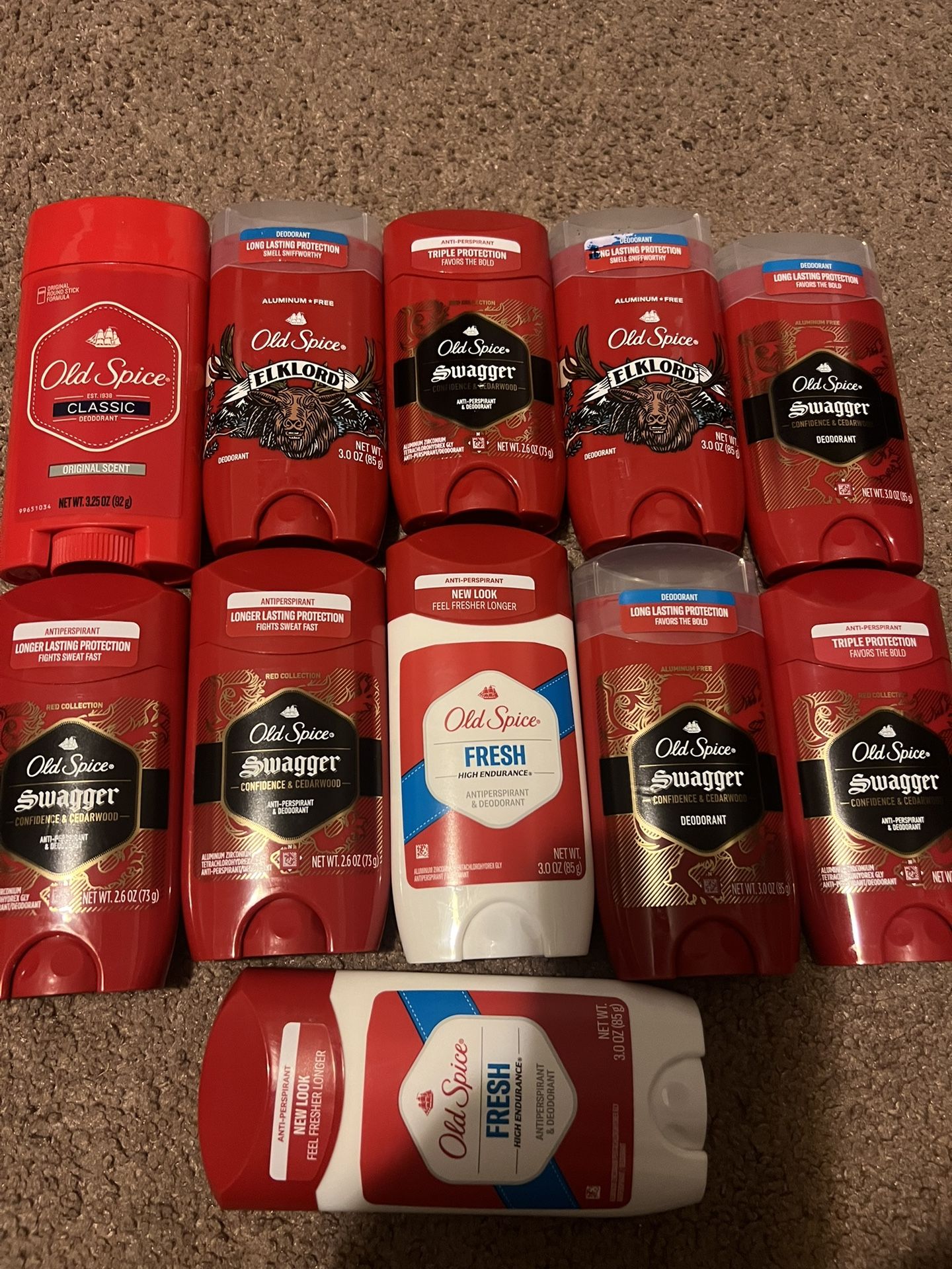 Old Spice Deodorant $2.50 Each