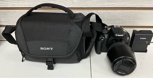 Canon EOS Rebel T7 24.2MP DSLR Camera W/ 75-300mm Lens