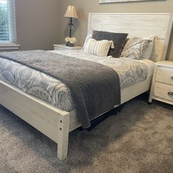 Modern Farmhouse Bed And Nightstands