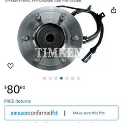 TIMKEN Preset, Pre-Greased And Pre-Sealed