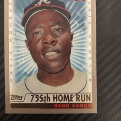 Limited Edition  Hank Aaron Card