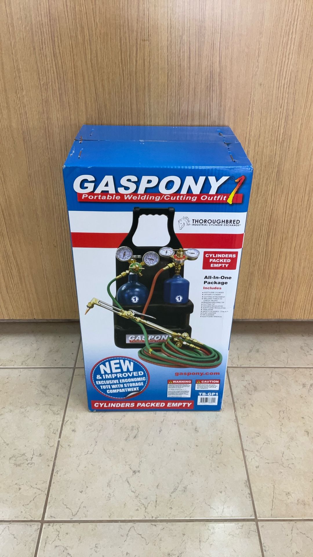 GASPONY TB-GP1 PORTABLE WELDING / CUTTING OUTFIT ALL IN PACKAGE.
