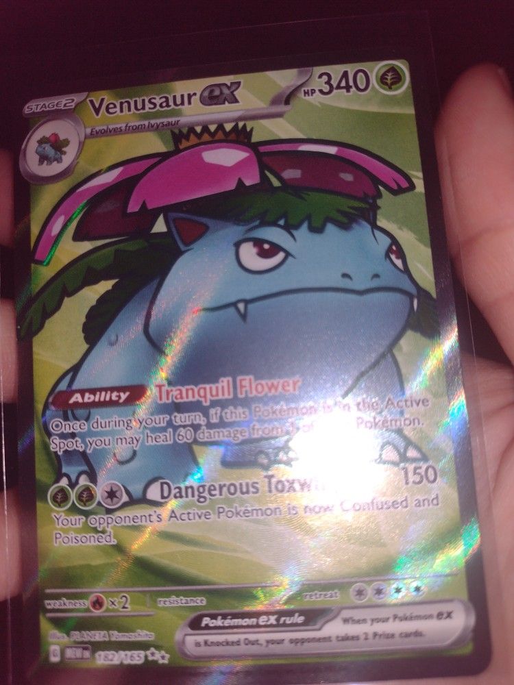 Venusaur Ex Full Art . NM Condition