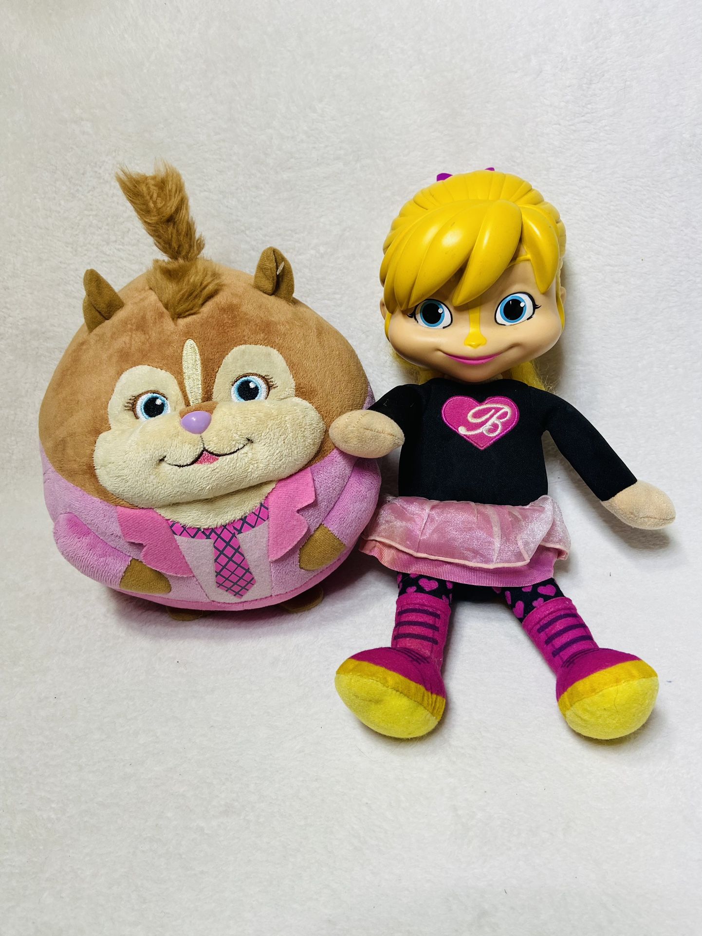 14” Fisher Price Alvin and the Chipmunks Talking Plush Doll + TY Plush