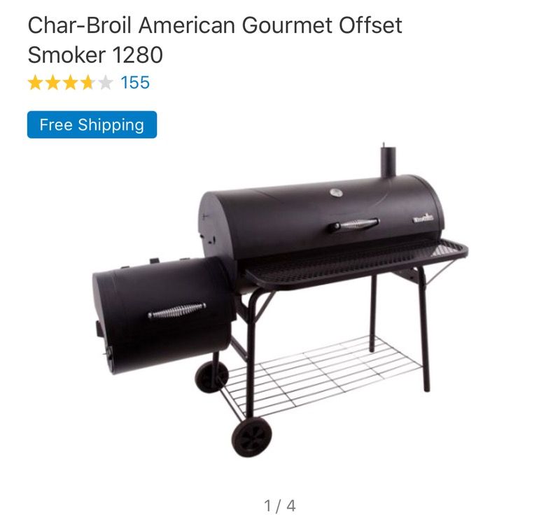 Char-Broil American Gourmet Offset Smoker 1280