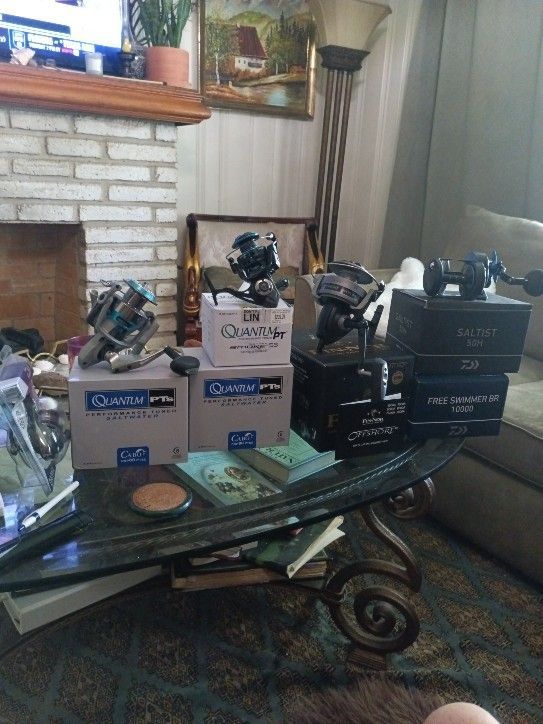 All Brand New Top O Line ReeLs!!!!! +Rods