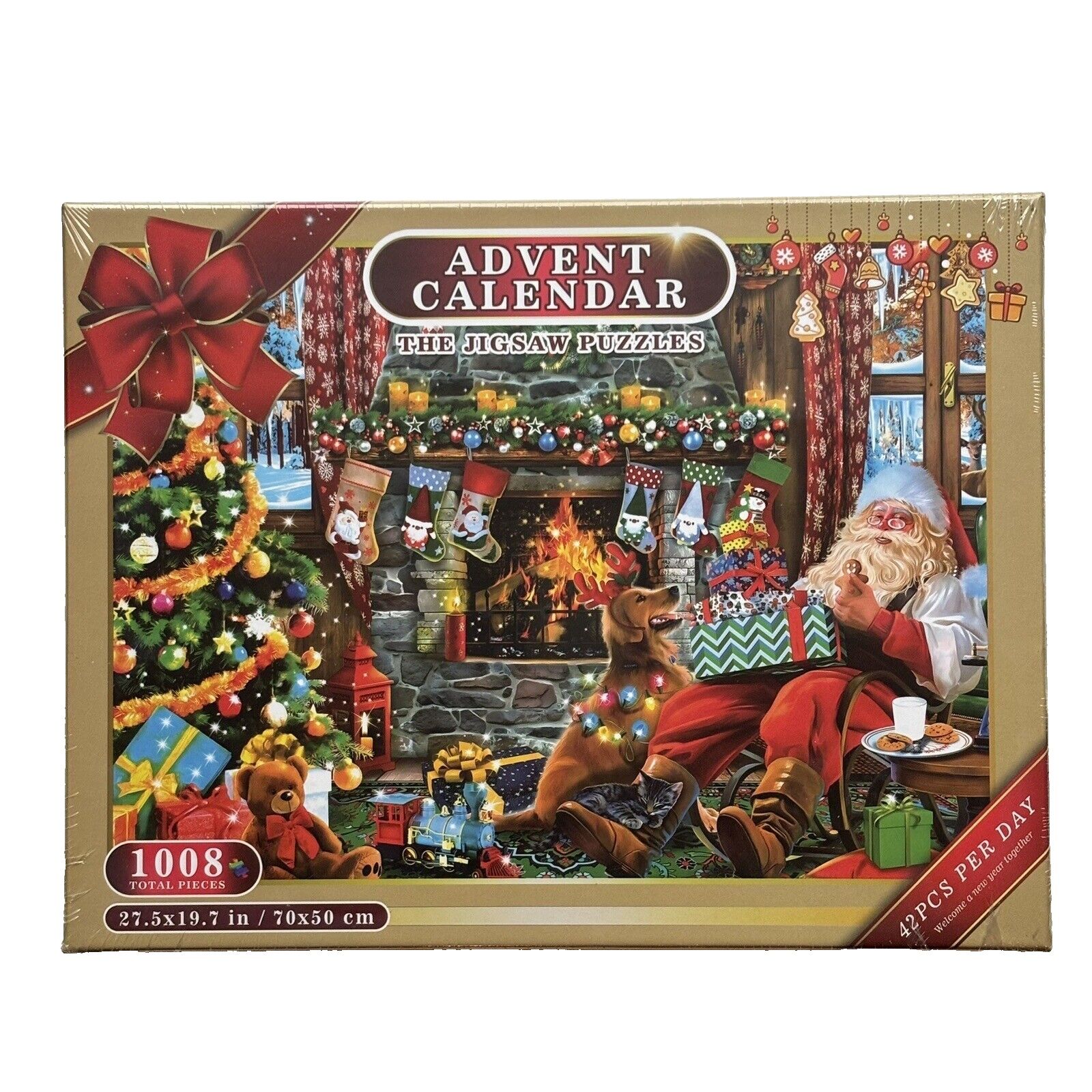 π
Christmas Advent Calendar Puzzle β 1008 Pieces (New, 24 Days of Fun!)
