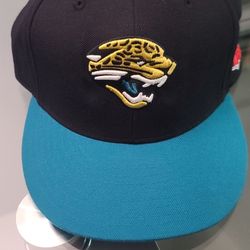 Jacksonville Jaguars Mitchell &Ness  Fitted Hat 