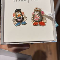 Brand New Pixar Brand Of Potato Head Earrings, Gorgeous