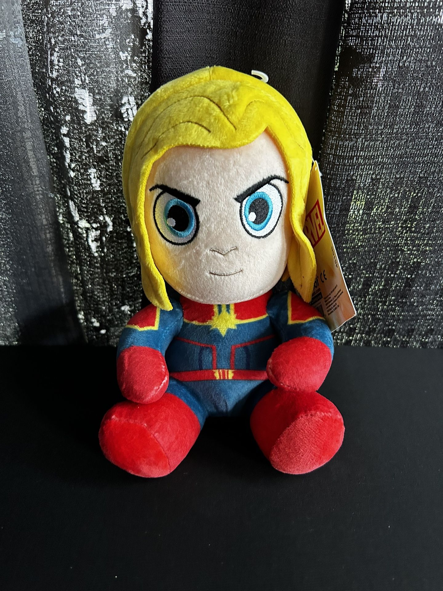 Kidrobot Captain Marvel Phunny Plush figure