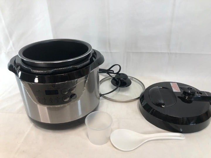 3-qt Presure Cooker with Glass Lid