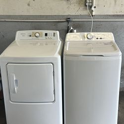 LIKE NEW INSIGNIA WASHER AND ELECTRIC DRYER 