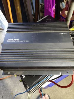 Alpine amp.