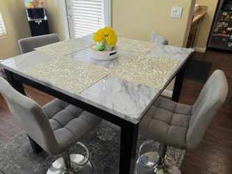 Marble dining table