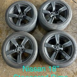Nissan 18” Staggered Rims 