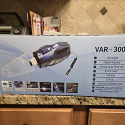 VARSK Vacuum/Tire Inflator /Digital Gauge/ LED Light 