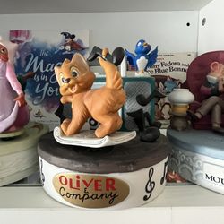 Oliver Company Disney Music Figurine 