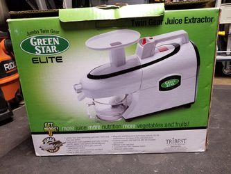 Tribest Greenstar Elite GSE-5000-B Twin Gear Juicer, White