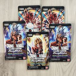 BANDAI TCG CCG DRAGON BALL DUAL EVOLUTION FUSION WORLD FB09 SLEEVED BOOSTER PACK