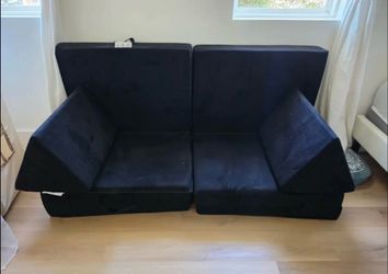 Charcoal LeoMat Play Couch