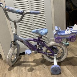 Frozen bike With Training Wheels 