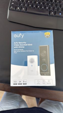 Eufy video doorbell, A340 with chime Eufy video doorbell E340 with chime