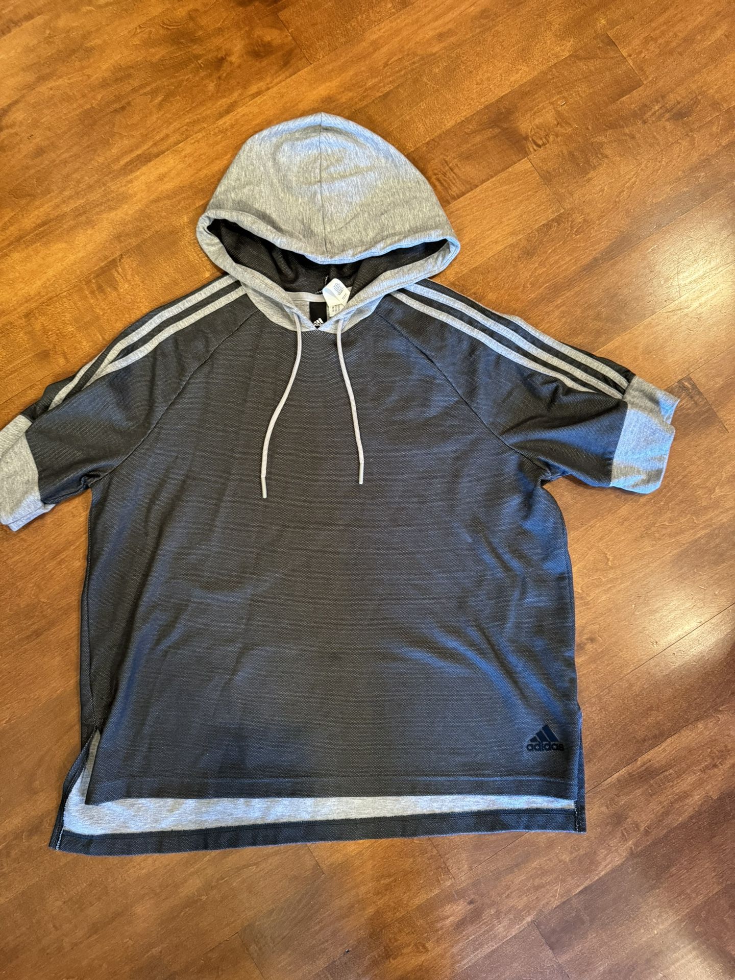 Woman’s Adidas Short Sleeve Hoodie Shipping Available