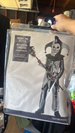 Menacing jester xl costume