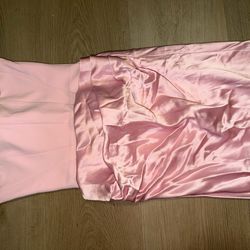 House of CB Persephone rose shadow strapless corset maxi / size S regular cup A-C