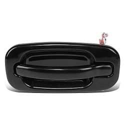 04-06 ESCALADE/SILVERADO/SIERRA, 00-06 SUBURBAN/TAHOE/YUKON FRONT RIGHT SIDE DOOR PULL HANDLE COMPATIBLE WITH, SMOOTH BLACK
