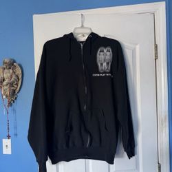 Vintage The Shining Come Play With Us Horror Movie Zip Up Hoodie XXL 2XL